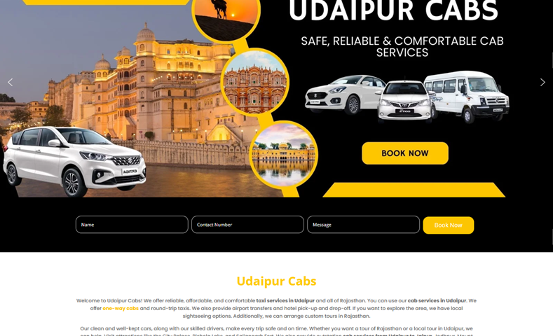 Cab Service in Udaipur